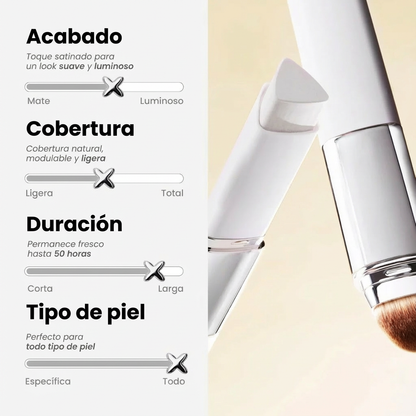 Base de maquillaje adaptativa – Tono perfecto, natural y luminoso