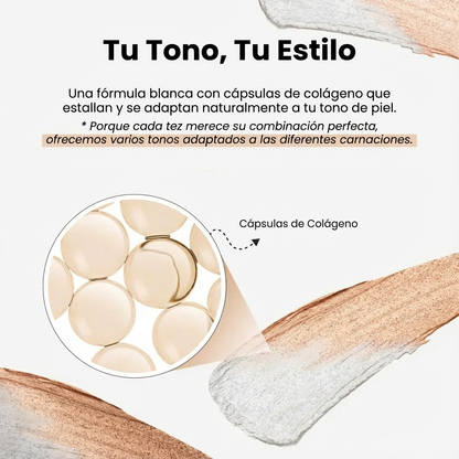 Base de maquillaje adaptativa – Tono perfecto, natural y luminoso